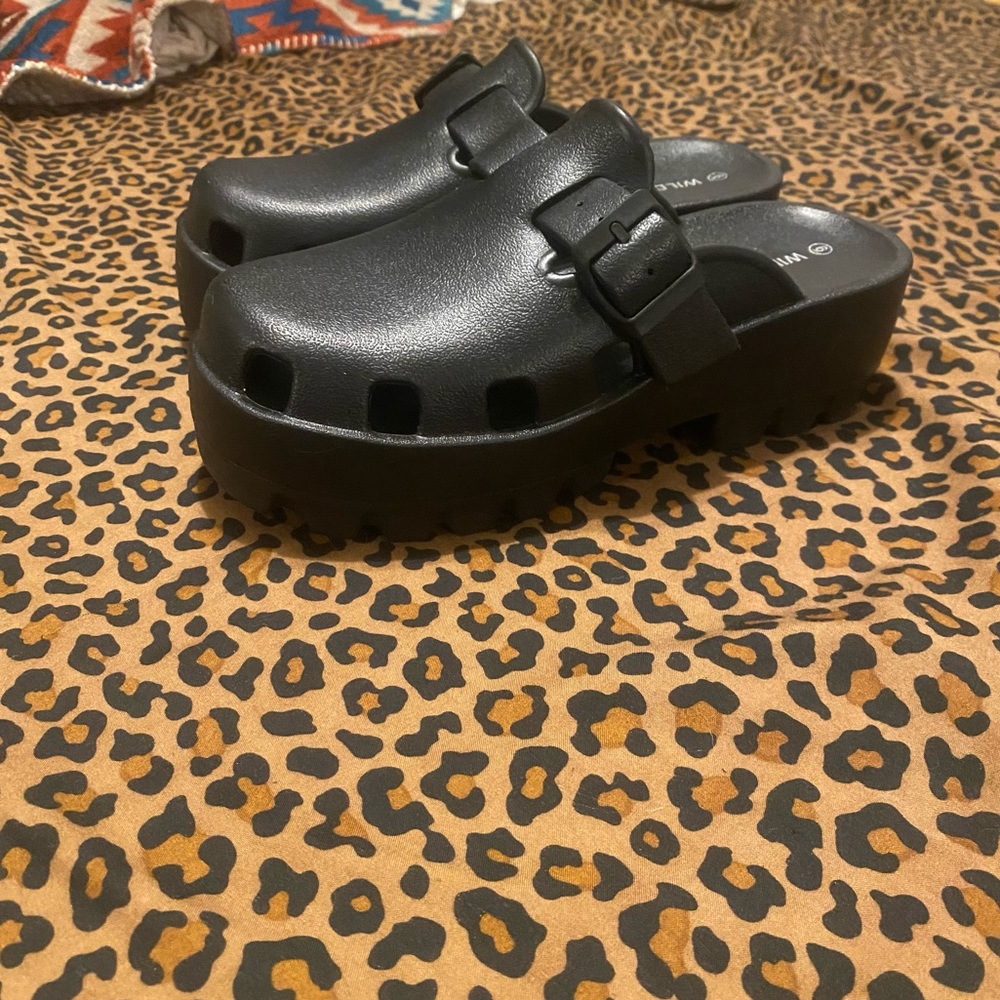 Platform Clogs - image 1